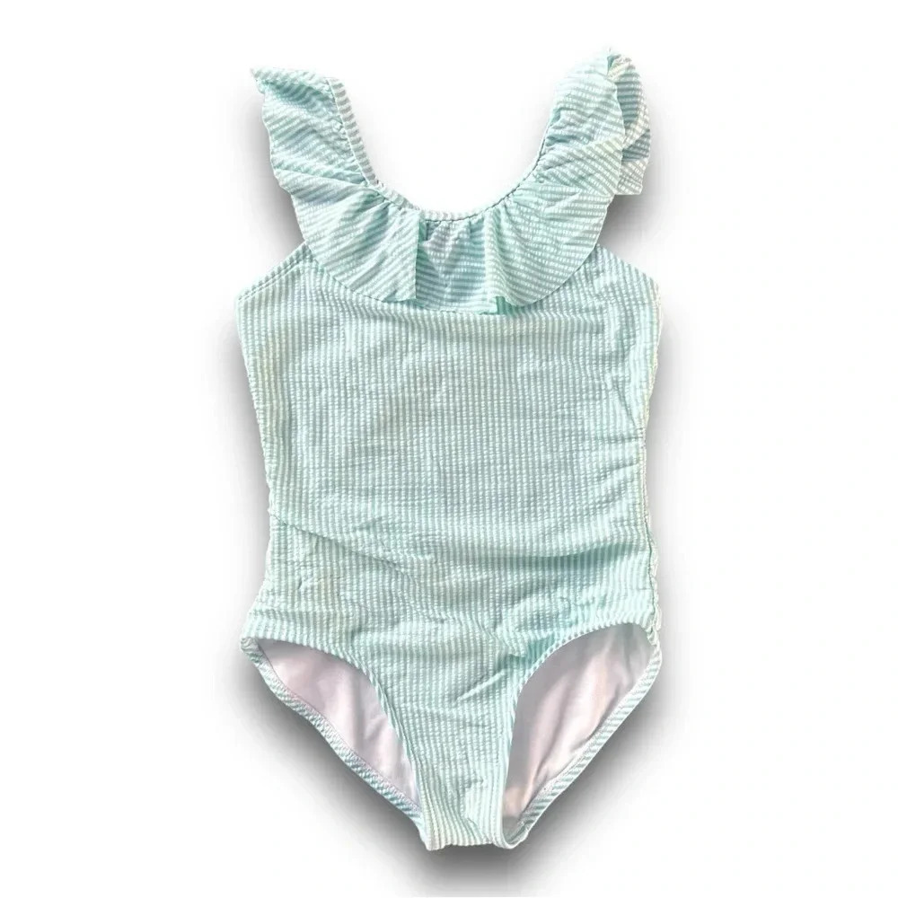 Cat & Jack | Flounce Trimmed One Piece Swimsuit (M)